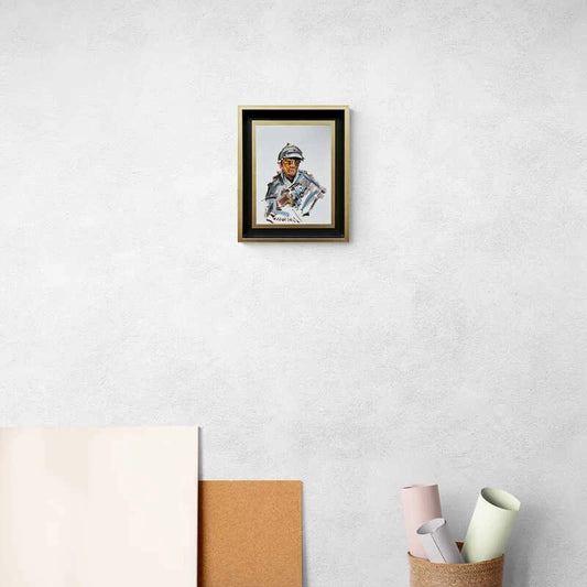 Hoca ve Köpeği Yağlı Boya Tablosu