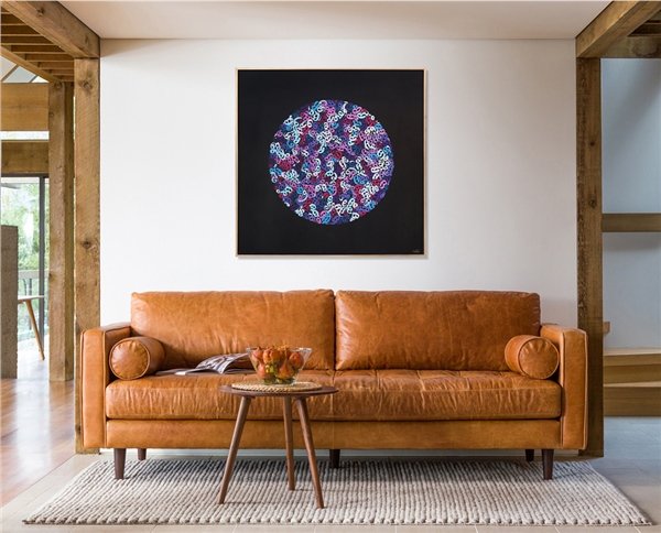 Hu | Yağlı Boya Hat Tablo