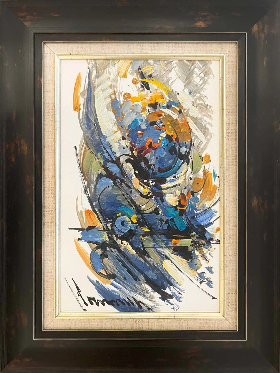 İçsel Fırtına Yağlı Boya Tablosu