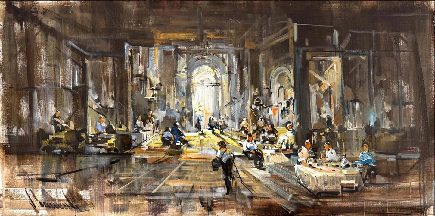 Işıkla Çizilen Anlar Yağlı Boya Tablosu