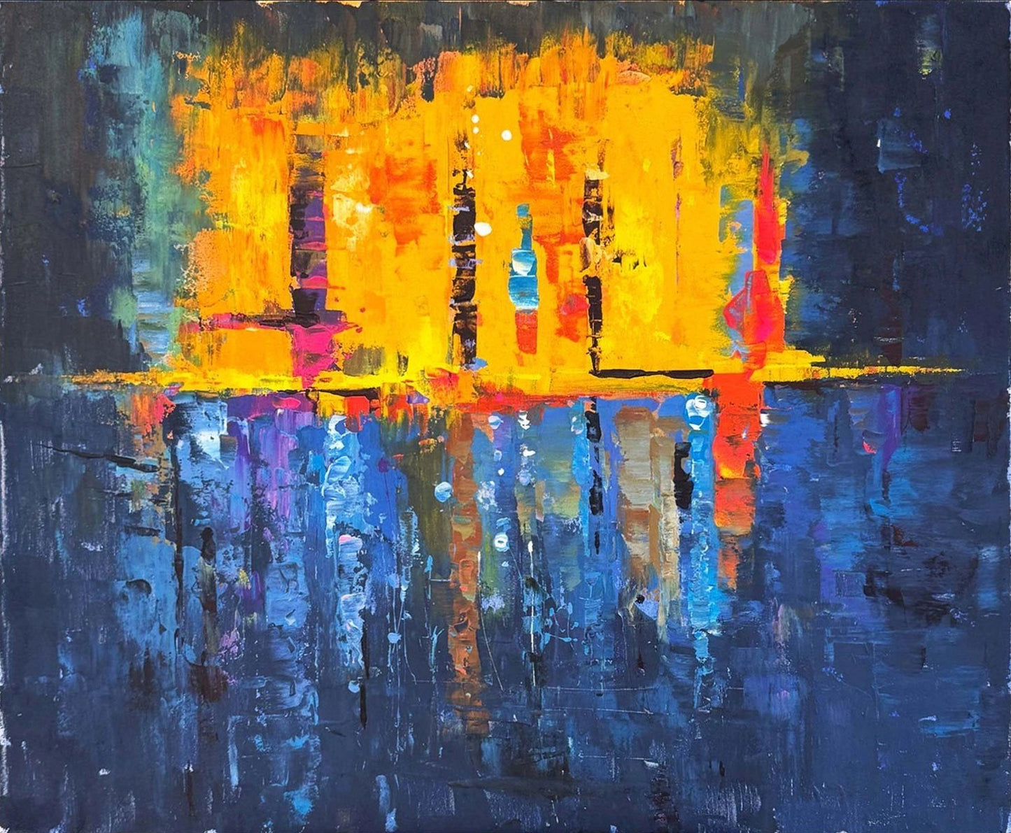 Kalbin Ritimleri Yağlı Boya Tablosu