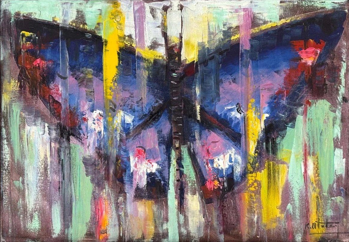 Kanat Sesleri Yağlı Boya Tablosu