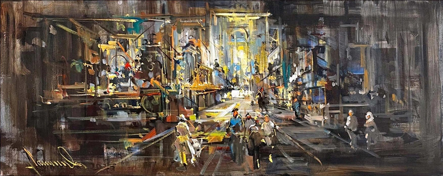 Kapalı Çarşı’nın Sesi Yağlı Boya Tablosu