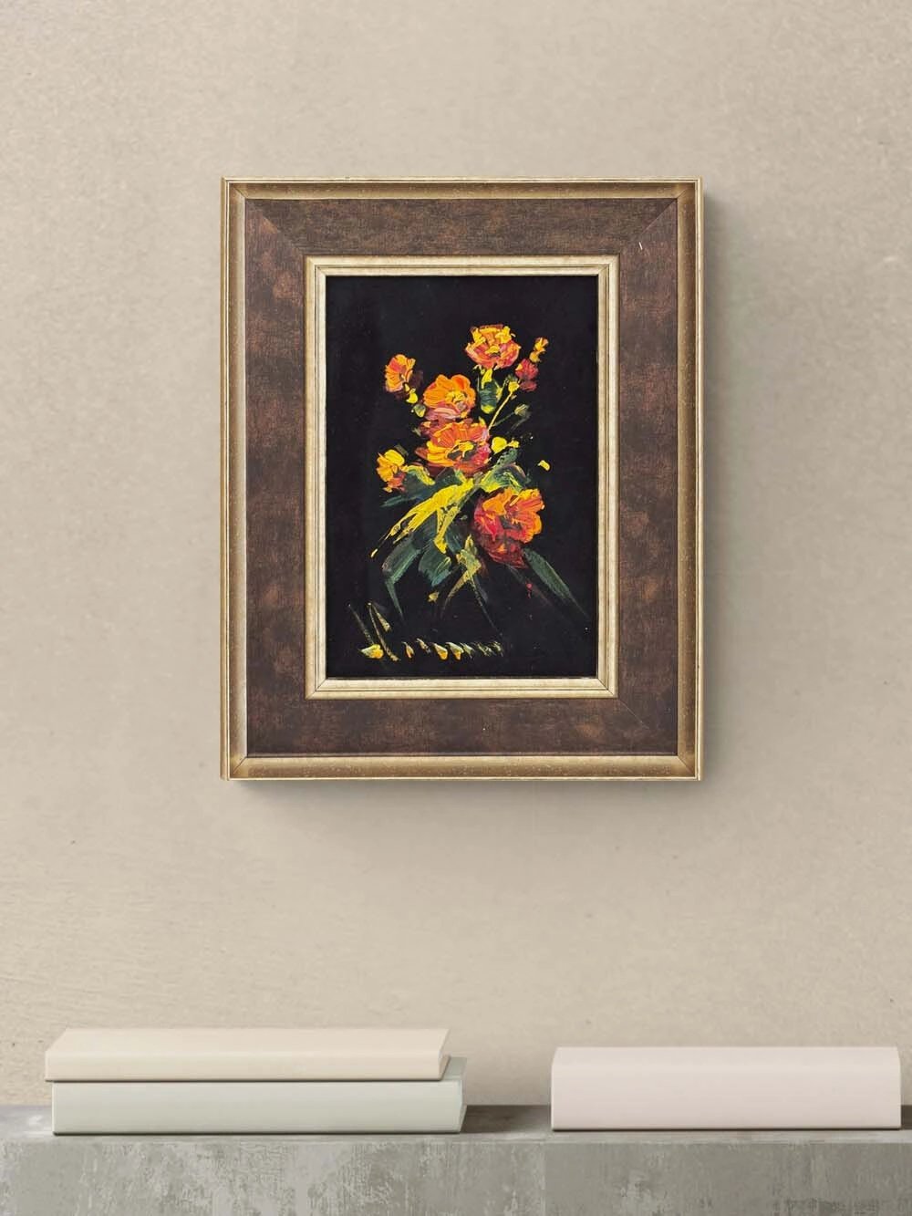 Karanlığa Dokunan Renk Yağlı Boya Tablosu