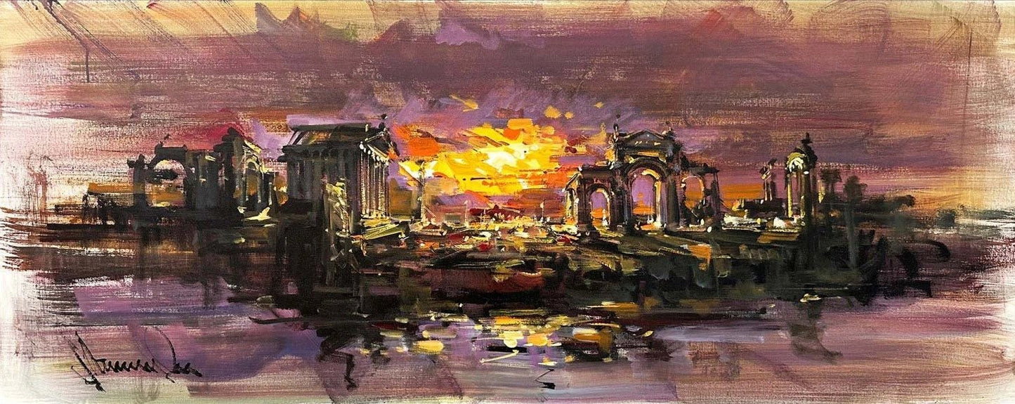 Kayıp Medeniyet Yağlı Boya Tablosu