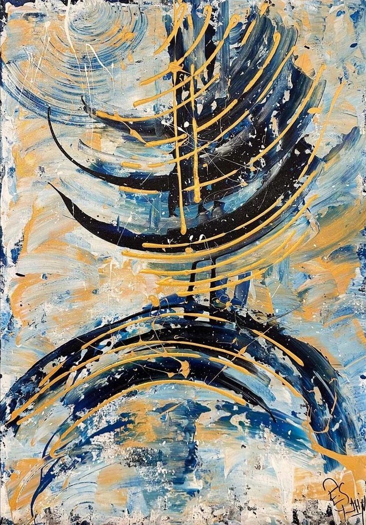 Kırık Zaman Yağlı Boya Tablosu