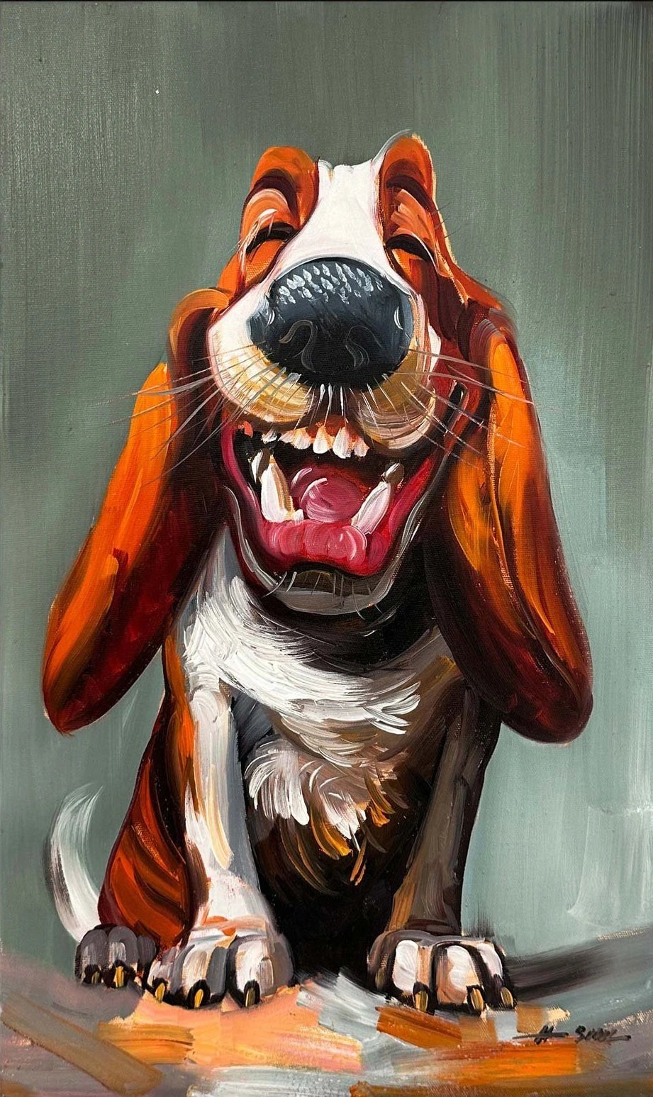 Koca Kulak Yağlı Boya Tablosu