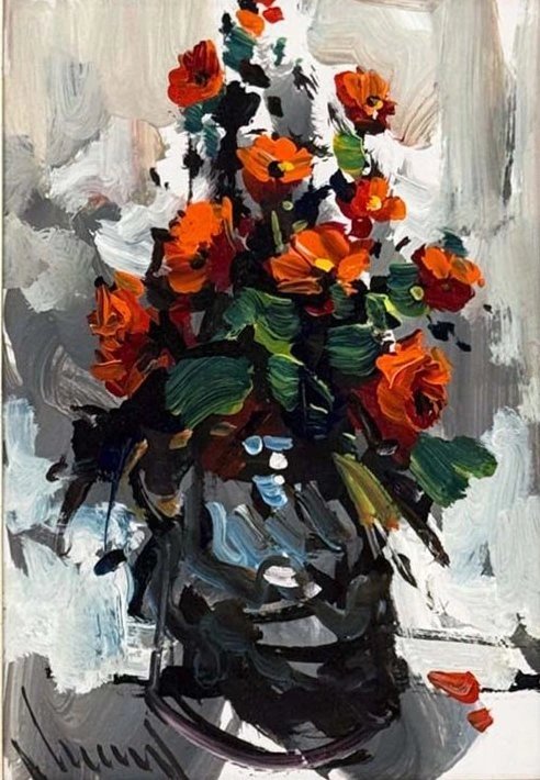 Kokusu Kalan Hatıralar Yağlı Boya Tablosu