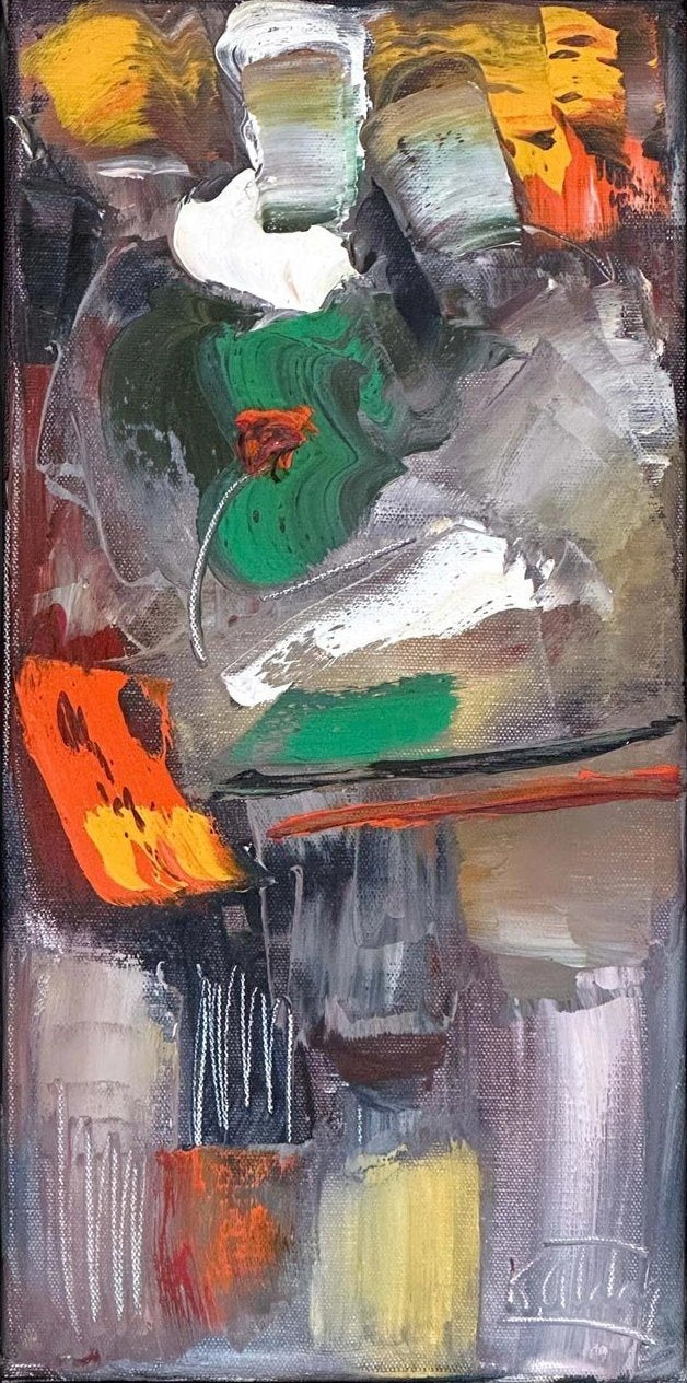 Maskenin Ötesinde Yağlı Boya Tablosu