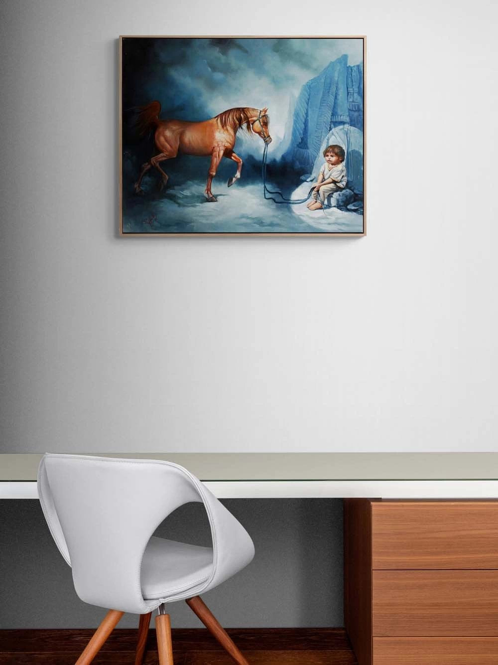 Masum Esaret Yağlı Boya Tablosu