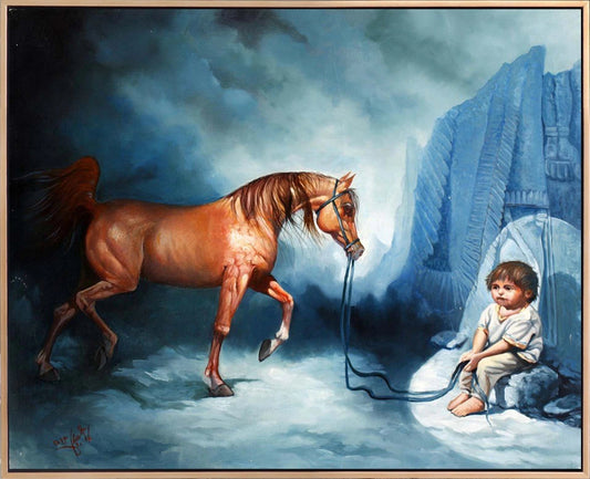 Masum Esaret Yağlı Boya Tablosu