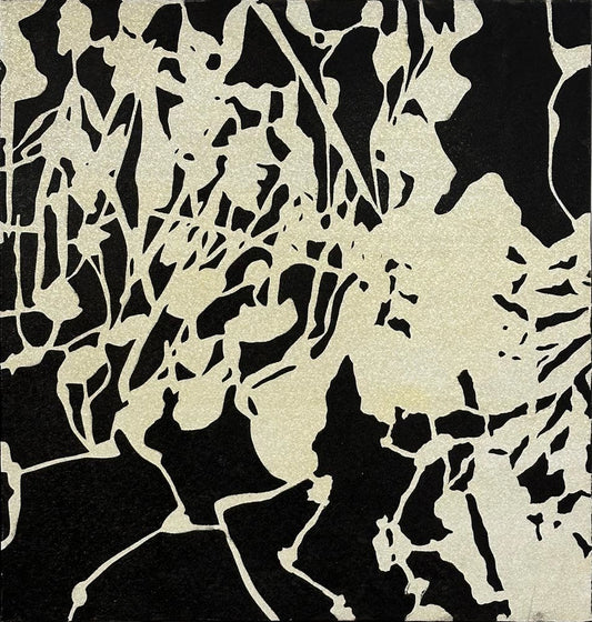 Modern Çizgiler Yağlı Boya Tablosu Simurg Sanatevi