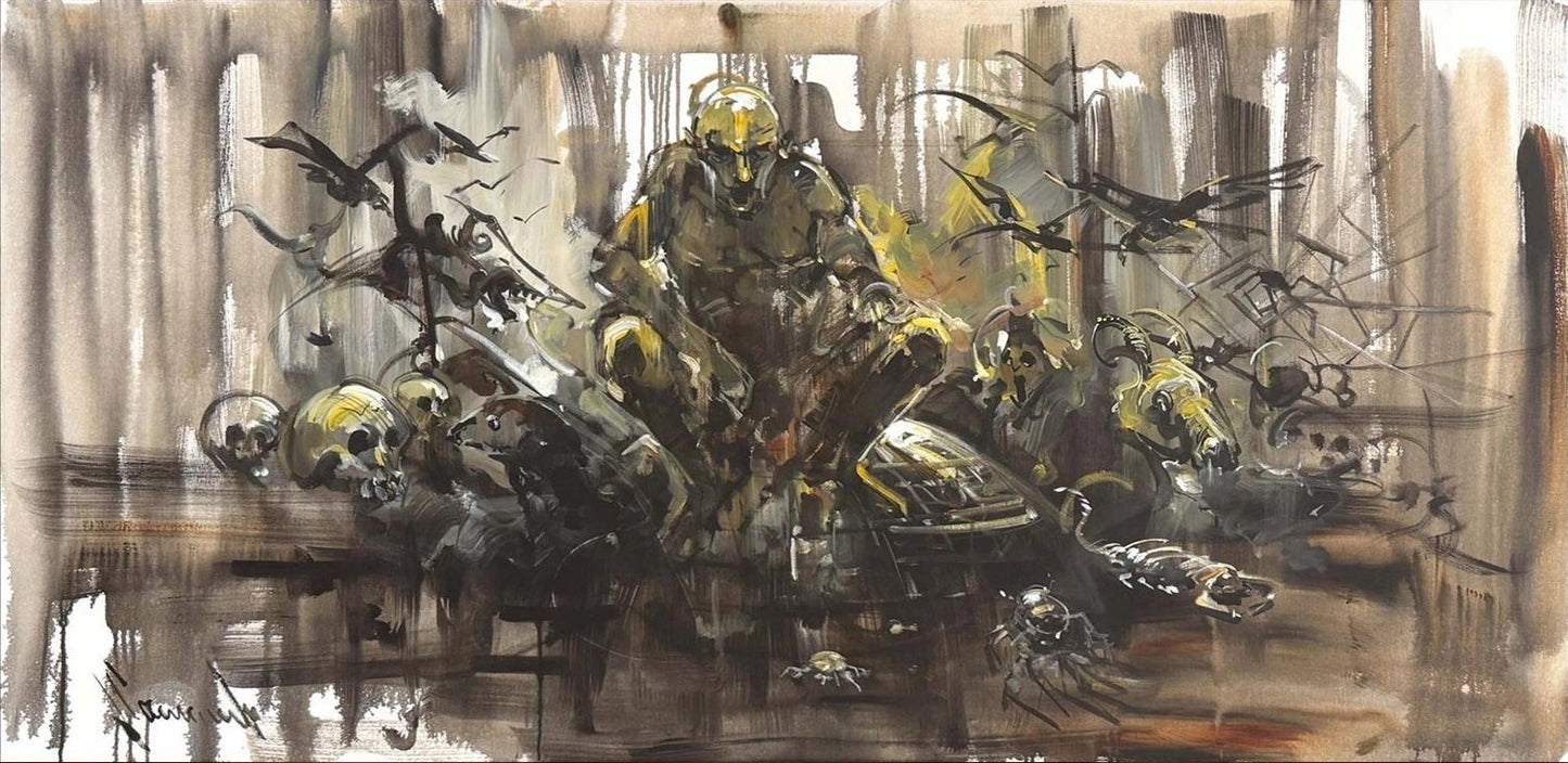 Ölümün Nöbetçisi Yağlı Boya Tablosu