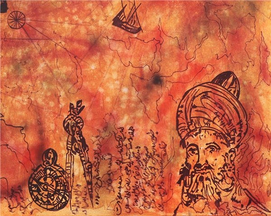 Piri Reis Haritası | Yağlı Boya Tablo Simurg Sanatevi