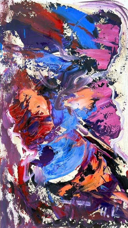 Renk Rapsodisi Yağlı Boya Tablosu