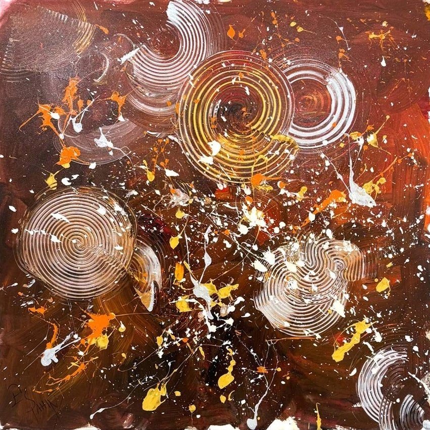 Renklerin Ateşi Yağlı Boya Tablosu