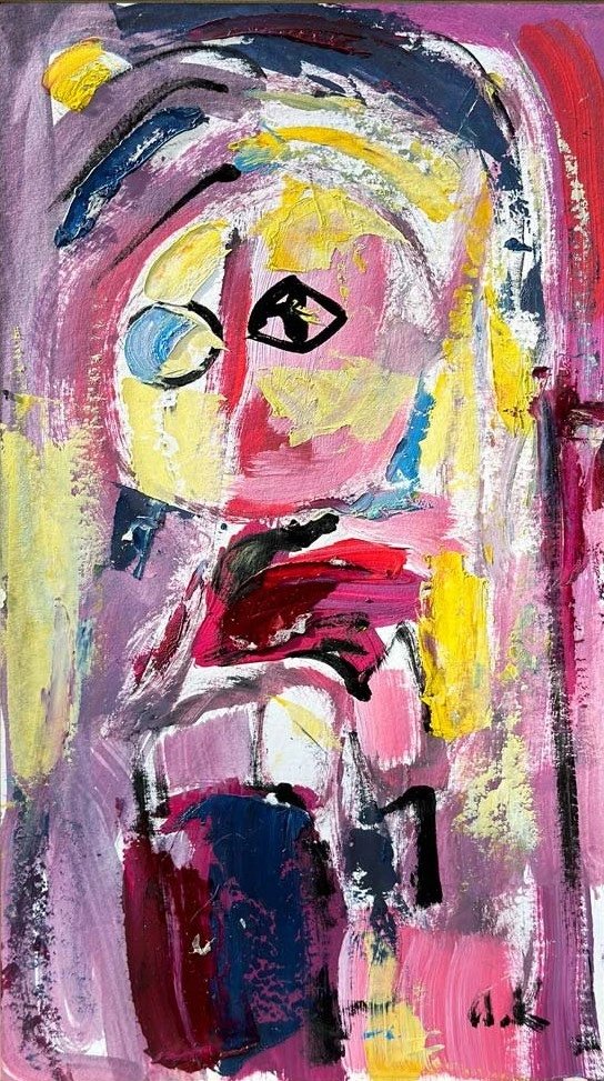 Renkli Yankı Yağlı Boya Tablosu