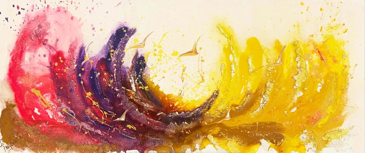 Ruhun Altın Çemberi Yağlı Boya Tablosu