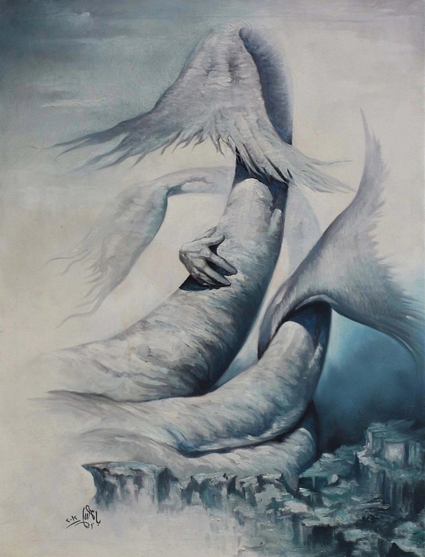 Rüyada Gerçeklik Yağlı Boya Tablosu