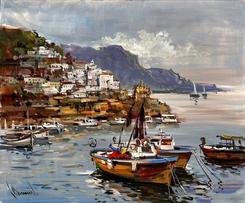 Sacramento Balıkçıları Yağlı Boya Tablosu