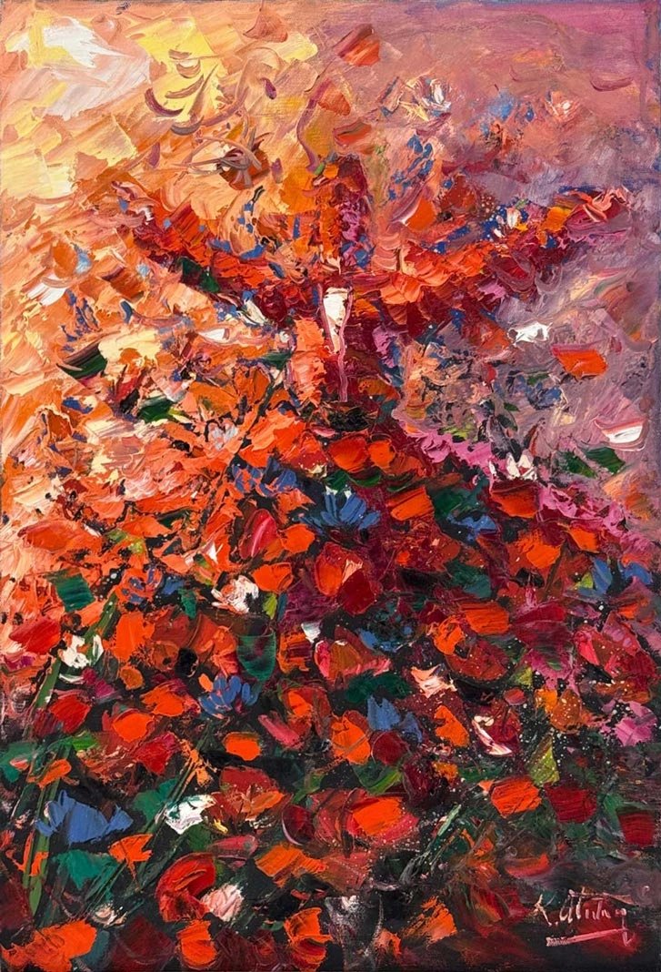 Semâzen-i Aşk Yağlı Boya Tablosu