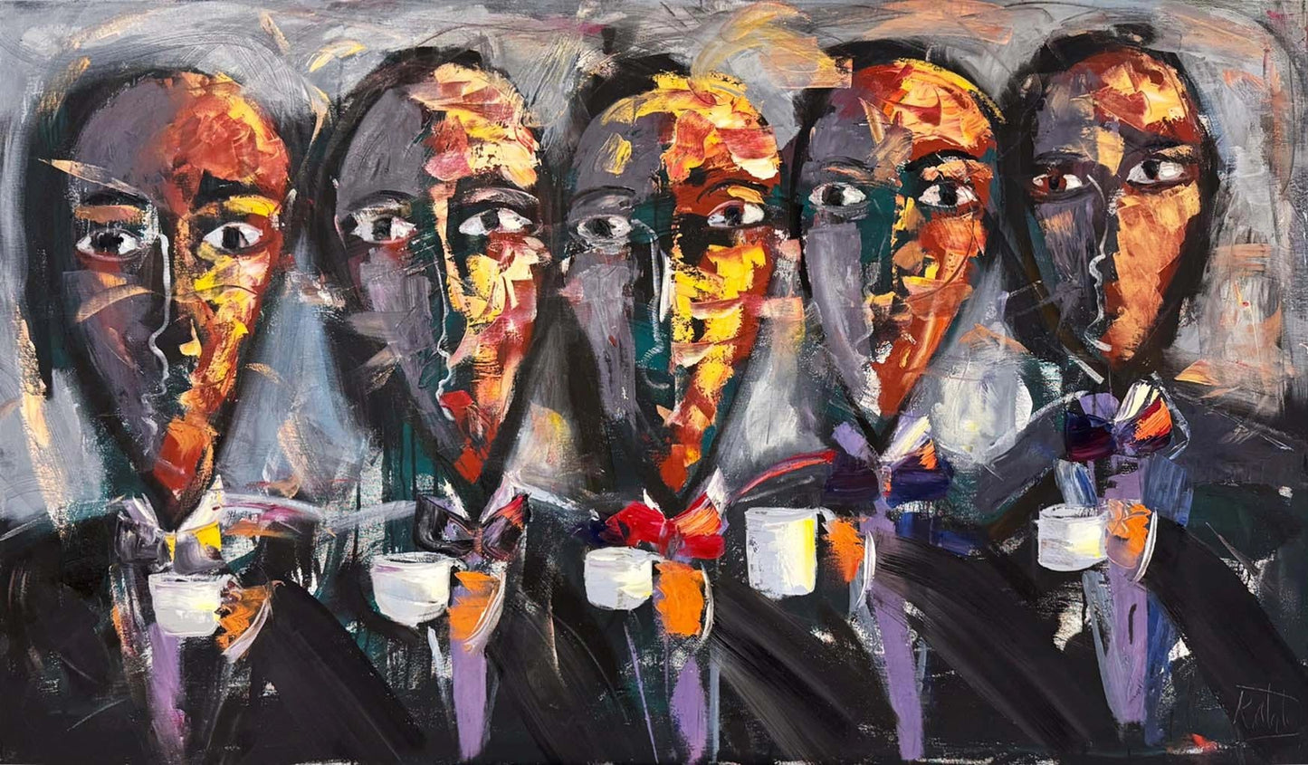 Sessiz Orkestra Yağlı Boya Tablosu