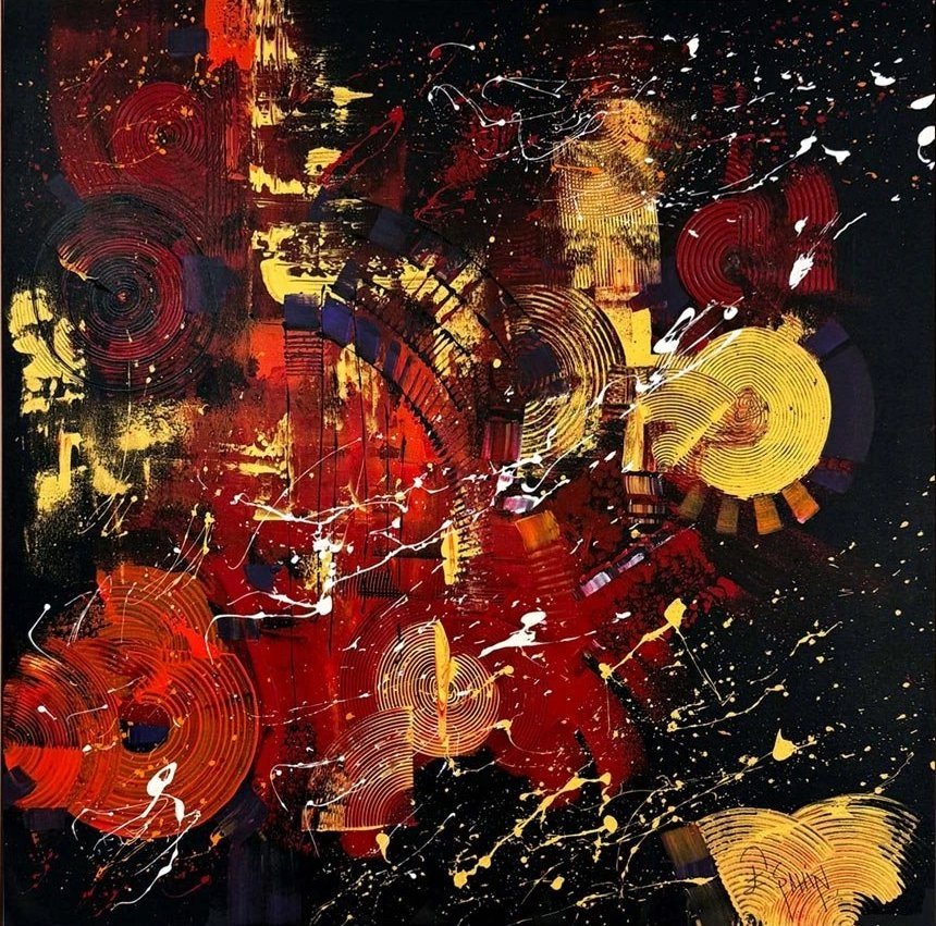 Siyahın Hafızası Yağlı Boya Tablosu