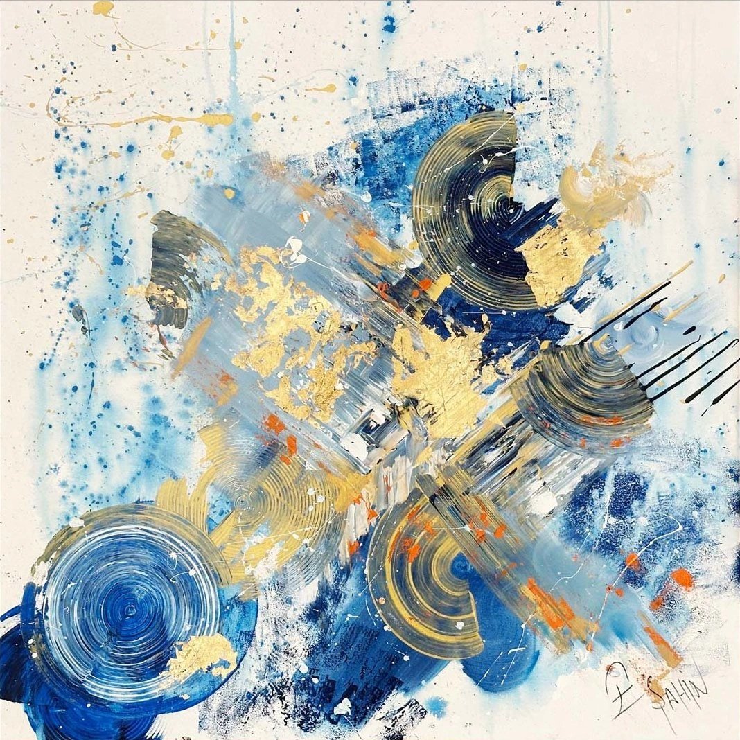 Sonsuzluk Kıvrımları Yağlı Boya Tablosu