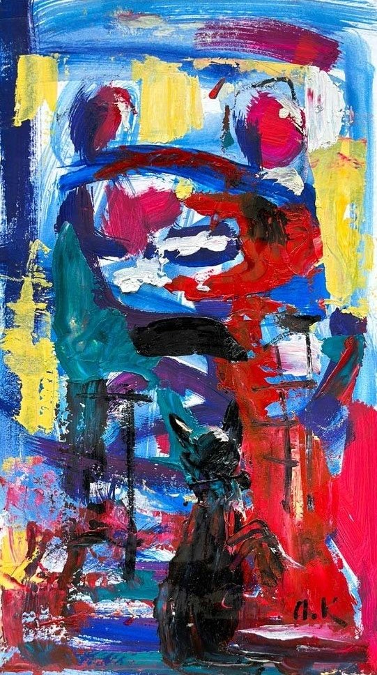 Soyut Özlem Yağlı Boya Tablosu