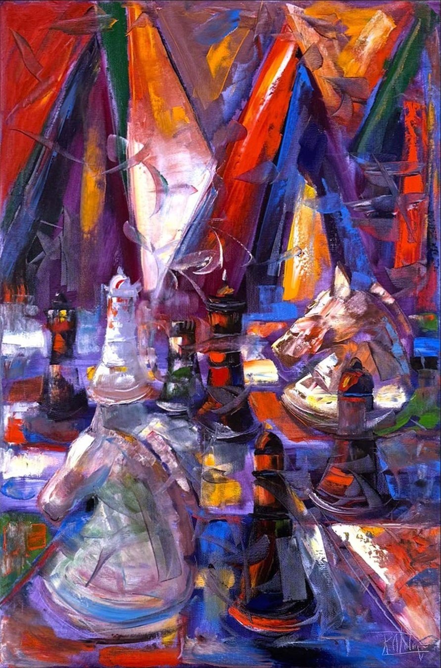 Stratejinin Renkleri Yağlı Boya Tablosu