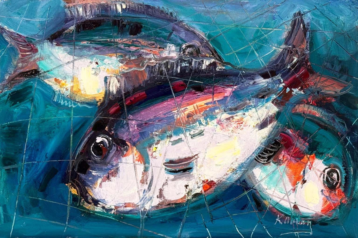 Suyun Hatırası Yağlı Boya Tablosu