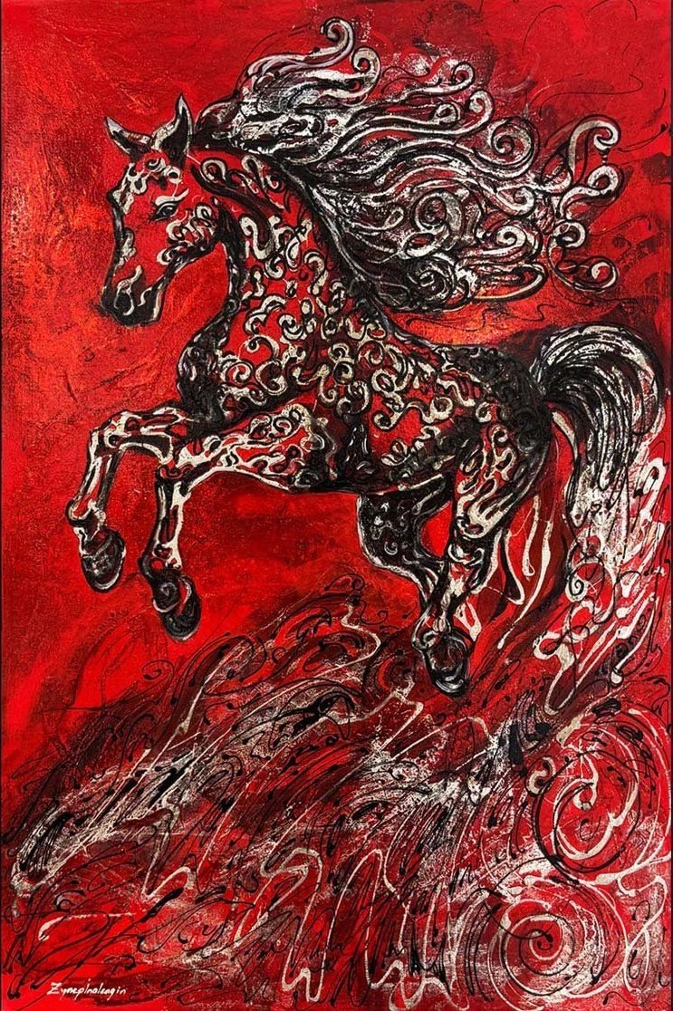 Uçuşan Yele Yağlı Boya Tablosu