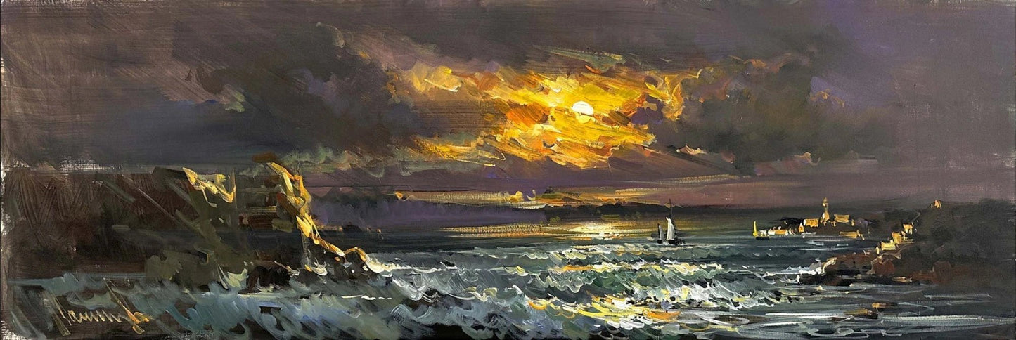 Ufukta Buluşma Yağlı Boya Tablosu