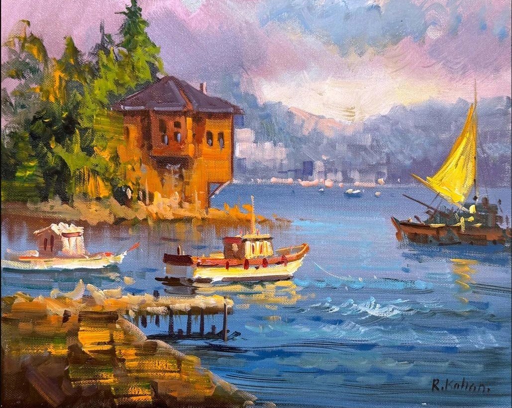 Yalıları Hatırası Yağlı Boya Tablosu