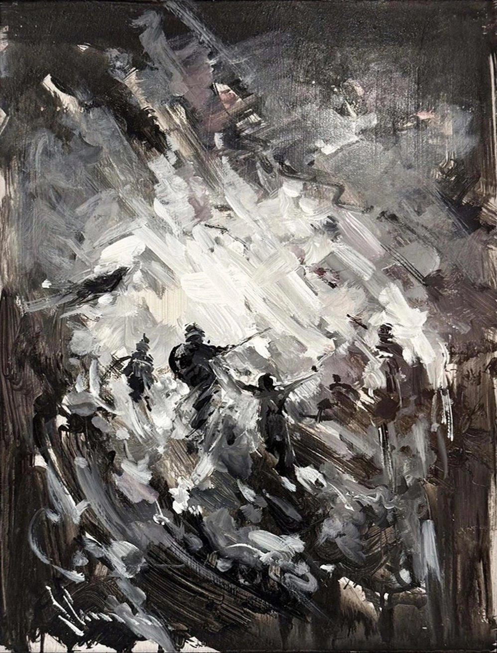 Zaferin Gölgesi Yağlı Boya Tablosu