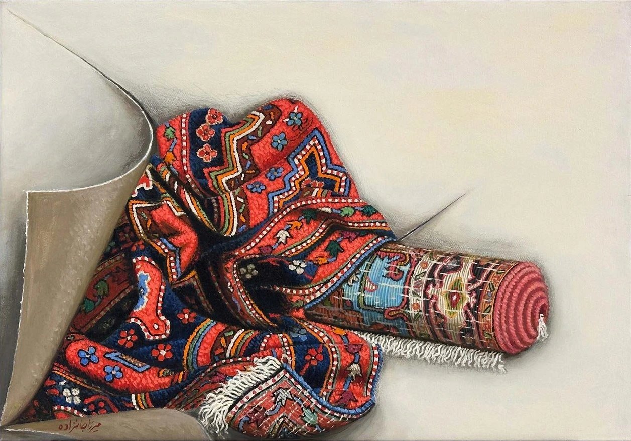 Zamanın İzinde Halı Yağlı Boya Tablosu