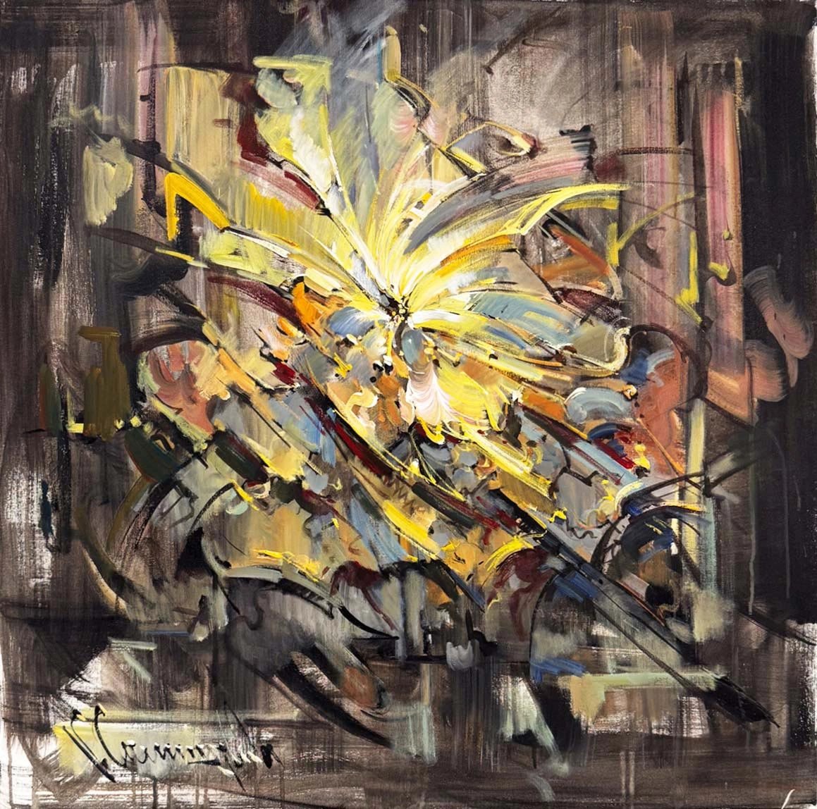 Zamansız Açılım Yağlı Boya Tablosu