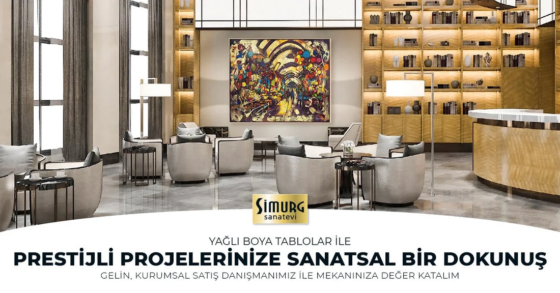 İç Mimarlıkta Yağlı Boya Tabloları: Ofis ve Mekanlarda Sanatın Rolü ve Kişiselleştirilmesi