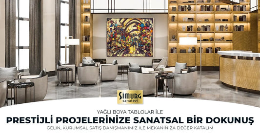İç Mimarlıkta Yağlı Boya Tabloları: Ofis ve Mekanlarda Sanatın Rolü ve Kişiselleştirilmesi - Simurg Sanatevi