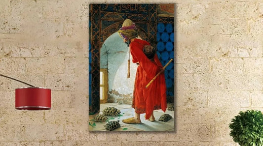 Kaplumbağa Terbiyecisi Tablosu ve Hikayesi  - Simurg Sanatevi