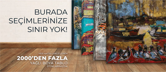 Yağlı Boya Tabloların Büyüsü: Dekorasyona Sanatsal Dokunuş  - Simurg Sanatevi