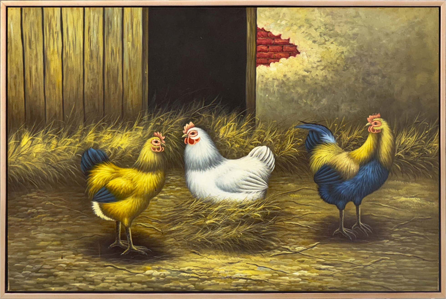 Kümes Günlüğü Yağlı Boya Tablosu