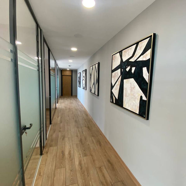 Simurg dekor tablo müşterimizin evinde dekorasyon örneği