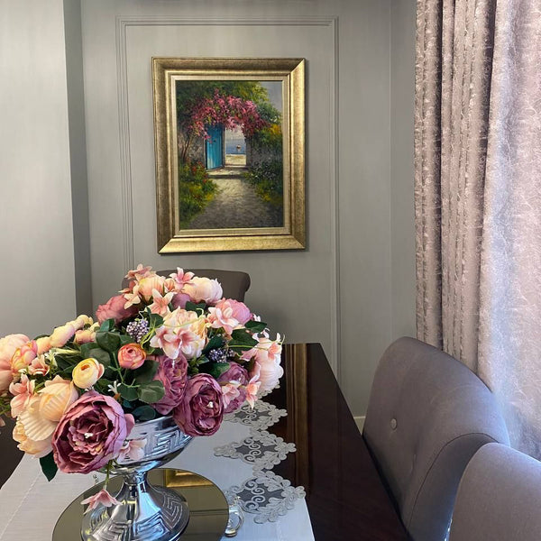 Simurg dekor tablo müşterimizin evinde dekorasyon örneği