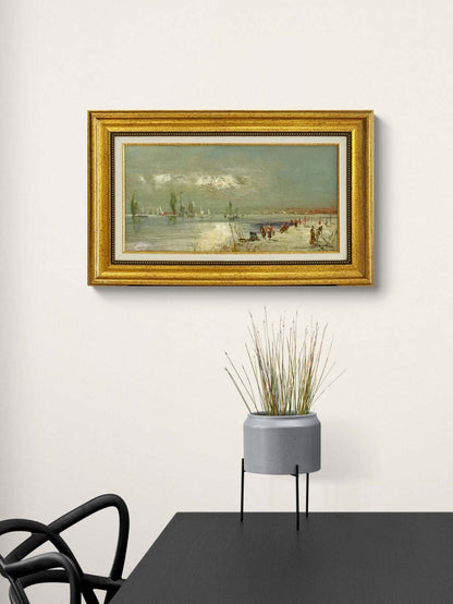 Denizden Gelen Hatıra Yağlı Boya Tablosu