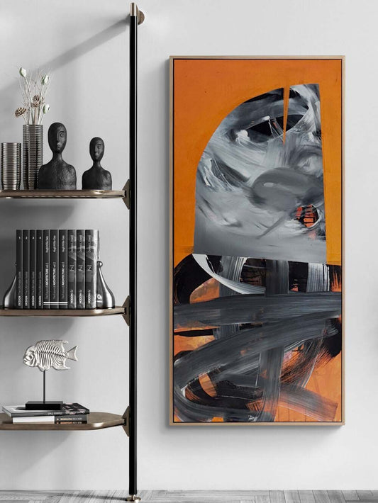 Biçimsiz Denge Yağlı Boya Tablosu