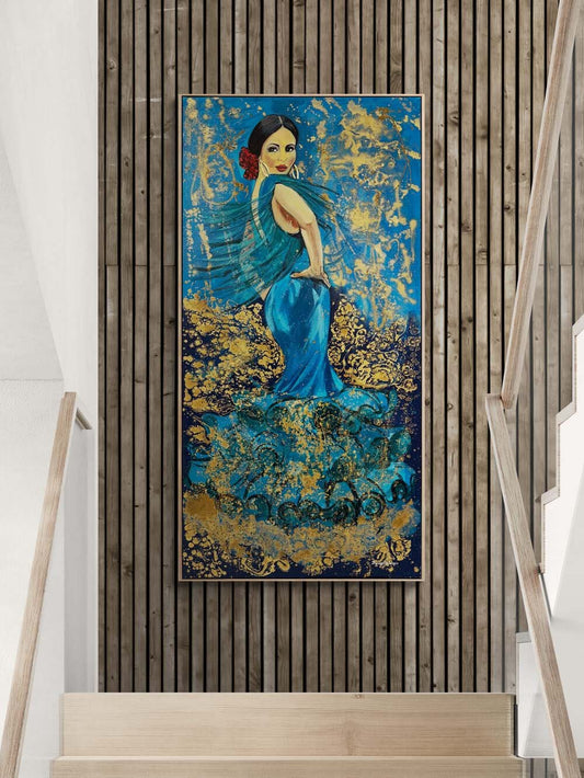 Flamenkonun Büyüsü Yağlı Boya Tablosu