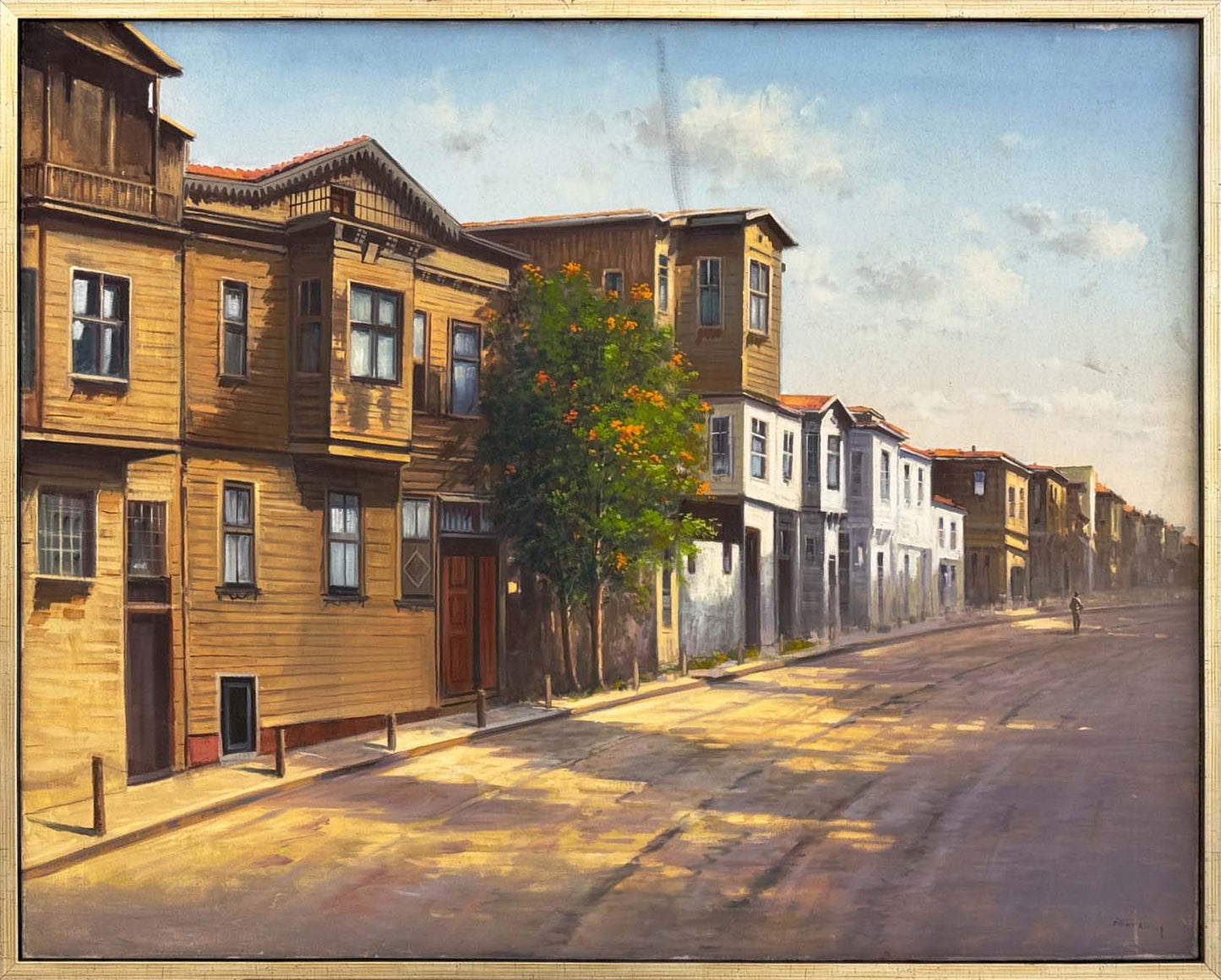 Geçmişle Boyanmış Yağlı Boya Tablosu