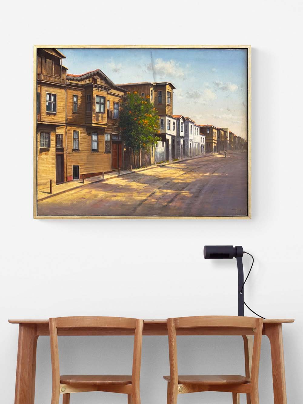 Geçmişle Boyanmış Yağlı Boya Tablosu