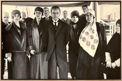 Mustafa Kemal Türk Kadın Birliği Üyeleriyle(1924) Yağlı Boya Tablosu